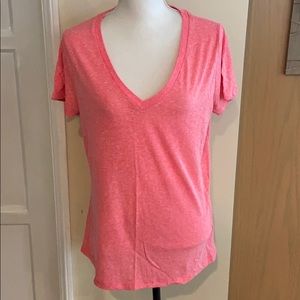 Mossimo v neck t shirt pink xl